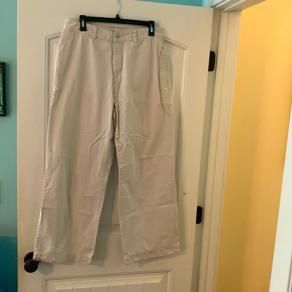 J. Crew wide-leg chinos, size 12